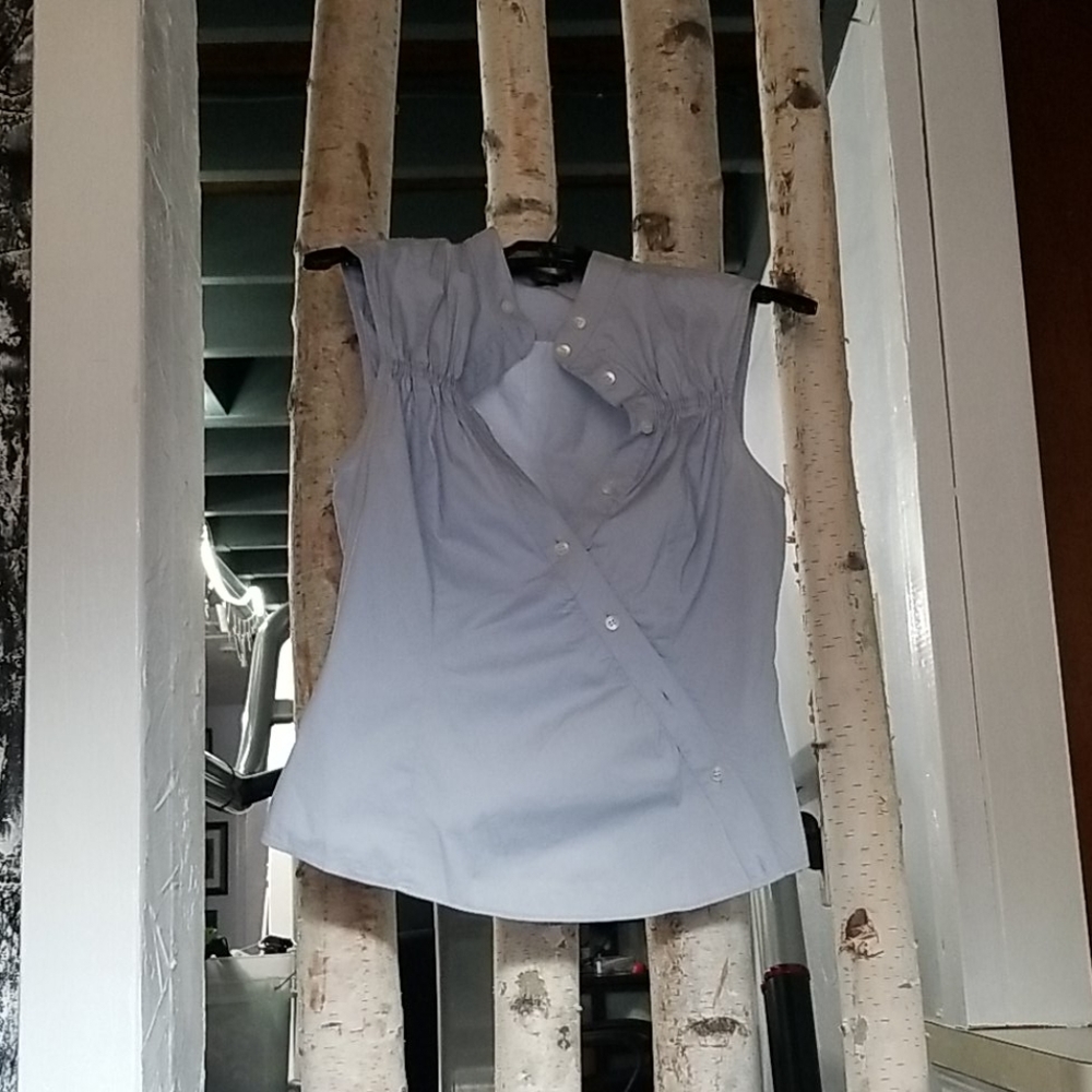 Laundry Blue Button Down Top - image 1